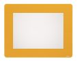   DURABLE Padlójelölő ablak,sárga,  A4, eltávolítható, DURABLE