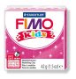   FIMO Gyurma, 42 g, égethető, FIMO "Kids", glitteres rózsaszín