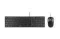   GENIUS Egér- és billentyűzet készlet, vezetékes, USB, HUN,GENIUS "Slimstar C126", fekete