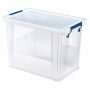   FELLOWES Műanyag tároló doboz, átlátszó, 18,5 liter, FELLOWES, "ProStore™"