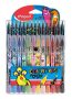   MAPED Filctoll és színes ceruza készlet, MAPED "Color'Peps Monster" 12+15 különböző szín