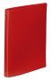   VIQUEL Gyűrűs könyv, 4 gyűrű, 25 mm, A4, PP, VIQUEL "Essentiel", piros
