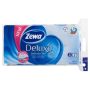   ZEWA Toalettpapír, 3 rétegű, kistekercses, 8 tekercs, ZEWA "Deluxe", fehér