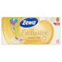   ZEWA Toalettpapír, 4 rétegű, kistekercses, 8 tekercs, ZEWA "Exclusive", almond milk