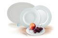   ROTBERG Desszertes tányér,ROTBERG, fehér, 19 cm, 6db-os szett, "Basic"