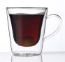   . Kávés-teás bögre, duplafalú üveg, 29,5cl, 2db-os szett, "Thermo"