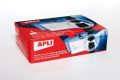   APLI Azonosítókártya tartó, nyakba akasztható, biztonsági csattal, 90x56 mm,  APLI