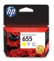   HP CZ112E Tintapatron Deskjet Ink Advantage 3520 sor nyomtatókhoz, HP 655, sárga, 600 oldal
