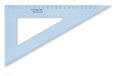   STAEDTLER Háromszög vonalzó, műanyag, 60°, 25 cm, STAEDTLER "Mars 567", átlátszó kék