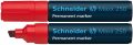   SCHNEIDER Alkoholos marker, 2-7 mm, vágott, SCHNEIDER "Maxx 250", piros