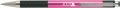   ZEBRA Golyóstoll, 0,24 mm, nyomógombos, rózsaszín tolltest, ZEBRA "F-301 A", kék