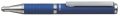   ZEBRA Golyóstoll, 0,24 mm, teleszkópos, metálkék tolltest, ZEBRA "SL-F1", kék