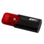   EMTEC Pendrive, 16GB, USB 3.2, EMTEC "B110 Click Easy", fekete-piros