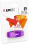   EMTEC Pendrive, 8GB, USB 2.0, EMTEC "C410 Color", lila