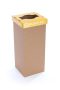   RECOBIN Szelektív hulladékgyűjtő, újrahasznosított, 60 l, RECOBIN "Office", sárga