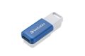   VERBATIM Pendrive, 64GB, USB 2.0, VERBATIM "Databar", kék