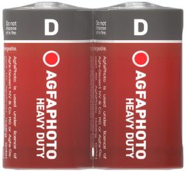 AGFAPHOTO Elem, D góliát, 2 db, féltartós (szén-cink), zsugor, AGFAPHOTO "Heavy Duty" AGFAPHOTO Elem, D góliát, 2 db, féltartós (szén-cink), zsugor, AGFAPHOTO "Heavy Duty"