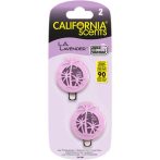 CALIFORNIA SCENTS Autóillatosító, mini diffúzer, 2*3 ml, CALIFORNIA SCENTS "La Lavender" CALIFORNIA SCENTS Autóillatosító, mini diffúzer, 2*3 ml, CALIFORNIA SCENTS "La Lavender"