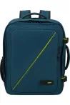   AMERICAN TOURISTER Hátizsák, kabin méret, 38l, M-es, AMERICAN TOURISTER "Take2Cabin", tengerkék