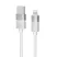 AVAX Töltőkábel, USB-A - lightning (Apple), 1 m, AVAX "CB310 Glowy", fehér