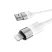 AVAX Töltőkábel, USB-A - lightning (Apple), 1 m, AVAX "CB310 Glowy", fehér