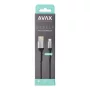   AVAX Töltőkábel, USB-A - lightning (Apple), 20W, 1,5 m, AVAX "CB314 Steel", acélszürke