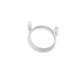 AVAX Töltőkábel, USB-C - USB-C, mágneses, 100W, 1 m, AVAX "CB610W Magnety", fehér