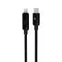   AVAX Töltőkábel, USB-C - lightning (Apple), 27W, 1 m, AVAX "CB651 Pulsey", szürke