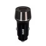   AVAX Autós töltő, USB-C, USB-A, AVAX "CC340B", fekete