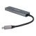 AVAX USB-C elosztó-HUB, HDMI+USB-C+2xUSB 3.0, PD, AVAX "HB611 Connect+", fekete