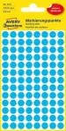   AVERY ZWECKFORM Etikett, 8 mm, kör, AVERY ZWECKFORM, kék, 416 etikett/csomag
