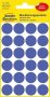   AVERY ZWECKFORM Etikett, 18 mm, kör, eltávolítható, AVERY ZWECKFORM, indigókék, 96 etikett/csomag