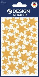 AVERY ZWECKFORM Matrica, 2 ív, 76x120 mm, AVERY ZWECKFORM, "Z-Design No.52225", arany csillagok AVERY ZWECKFORM Matrica, 2 ív, 76x120 mm, AVERY ZWECKFORM, "Z-Design No.52225", arany csillagok