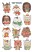AVERY ZWECKFORM Matrica, tetoválás, 1 ív, 76x120 mm, AVERY ZWECKFORM, "Z-Design No.54151",  állatok