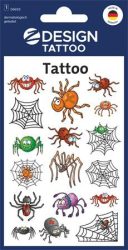 AVERY ZWECKFORM Matrica, tetoválás, 1 ív, 76x120 mm, AVERY ZWECKFORM, "Z-Design No.56693", pókok AVERY ZWECKFORM Matrica, tetoválás, 1 ív, 76x120 mm, AVERY ZWECKFORM, "Z-Design No.56693", pókok