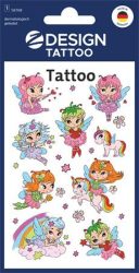 AVERY ZWECKFORM Matrica, tetoválás, 1 ív, 76x120 mm, AVERY ZWECKFORM, "Z-Design No.56768", tündérlányok és unikornisok AVERY ZWECKFORM Matrica, tetoválás, 1 ív, 76x120 mm, AVERY ZWECKFORM, "Z-Design No.56768", tündérlányok és unikornisok