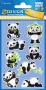   AVERY ZWECKFORM Matrica, műanyag, 1 ív, 76x120 mm, AVERY ZWECKFORM, "Z-Design No.57297", panda