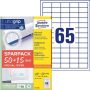   AVERY ZWECKFORM Etikett, univerzális, 38x21,2 mm, AVERY ZWECKFORM, "Sparpack", 4225 etikett/csomag