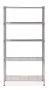 ALBA Polcrendszer, fém, 5 polc, 200x90x35 cm, ALBA