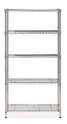 ALBA Polcrendszer, fém, 5 polc, 200x90x35 cm, ALBA ALBA Polcrendszer, fém, 5 polc, 200x90x35 cm, ALBA