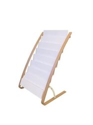 ALBA Katalógustartó, 8x2 rekeszes, ALBA, fa/fehér ALBA Katalógustartó, 8x2 rekeszes, ALBA, fa/fehér