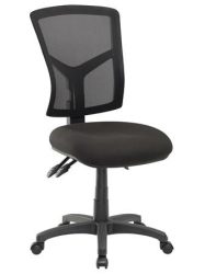 MAYAH Irodai szék, fekete szövetborítás, feszített hálós háttámla, fekete lábkereszt, MAYAH "Matrix", fekete