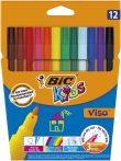   BIC Filctoll készlet, BIC KIDS "Visa", 12 különböző szín