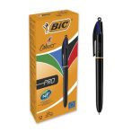   BIC Golyóstoll, 0,32 mm, nyomógombos, négyszínű, BIC "4 Colours Pro"
