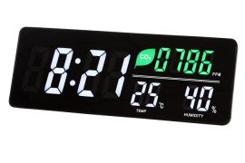 ALBA Időjárás állomás, LED kijelzővel, falra szerelhető, ALBA, fekete ALBA Időjárás állomás, LED kijelzővel, falra szerelhető, ALBA, fekete