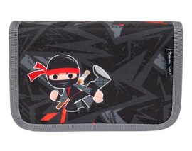 BELMIL Tolltartó, klapnis, cipzáras, BELMIL "Ninja", fekete, nindzsa BELMIL Tolltartó, klapnis, cipzáras, BELMIL "Ninja", fekete, nindzsa