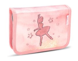 BELMIL Tolltartó, klapnis, cipzáras, BELMIL "Ballerina" fekete-rózsaszín, balerina