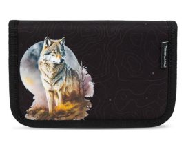 BELMIL Tolltartó, klapnis, cipzáras, BELMIL "Moonless Night", fekete, farkas BELMIL Tolltartó, klapnis, cipzáras, BELMIL "Moonless Night", fekete, farkas