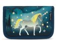   BELMIL Tolltartó, klapnis, cipzáras, BELMIL "Sparkling Unicorn", kék, unikornis