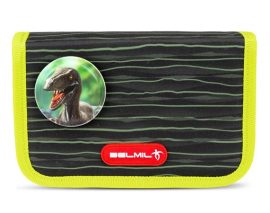 BELMIL Tolltartó, klapnis, cipzáras, BELMIL "Prehistoric Times", többszínű, dinoszaurusz BELMIL Tolltartó, klapnis, cipzáras, BELMIL "Prehistoric Times", többszínű, dinoszaurusz